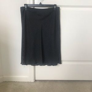 Black/White Polka Dot Skirt